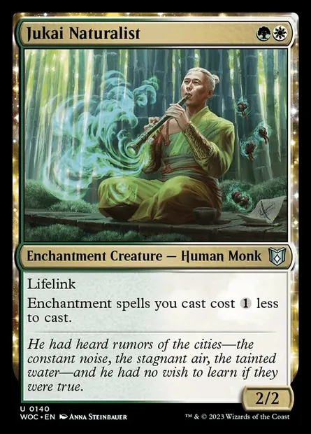 Jukai Naturalist, Magic card WOC 140 — Wilds of Eldraine Commander set