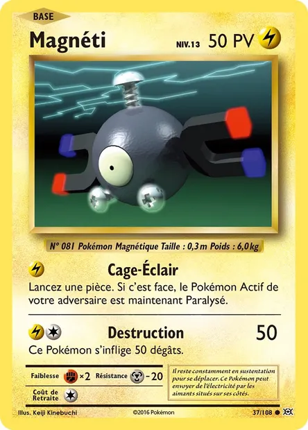 Magnéti, carte Pokémon EVO 37 — extension Évolutions