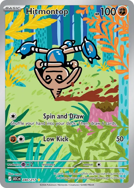 Hitmontop, Pokémon card ASC 240 — Ascended Heroes set