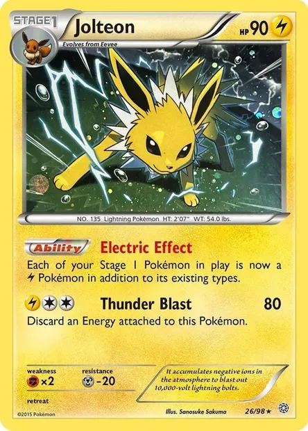 Voltali, carte Pokémon TDX 026 — extension Theme Deck & Blisters Exclusives