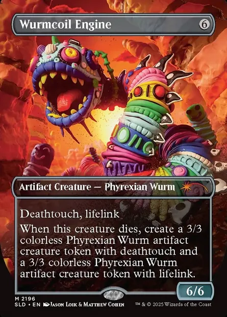 Wurmcoil Engine, Magic card SLD 2196 — Secret Lair Drop set