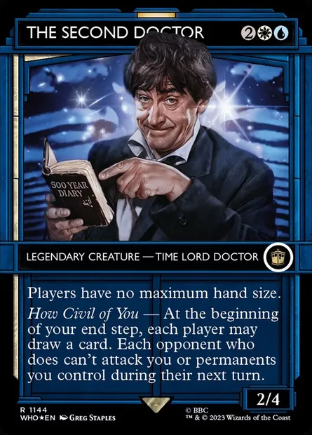The Second Doctor, Magic card WHO 1144 — Doctor Who set