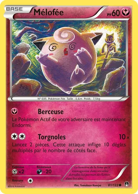 Mélofée, carte Pokémon BKP 81 — extension Rupture Turbo