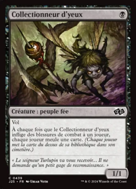 Collectionneur d'yeux, carte Magic J25 439 — extension Foundations Jumpstart