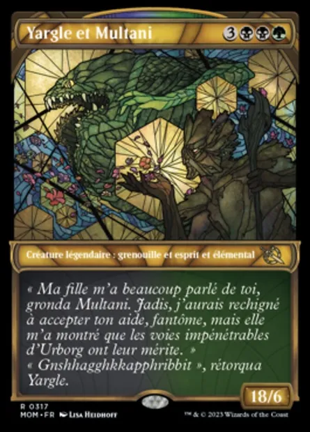 Yargle et Multani, carte Magic MOM 317 — extension L'invasion des machines