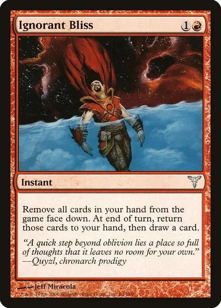 Ignorant Bliss, Magic card DIS 64 — Dissension set
