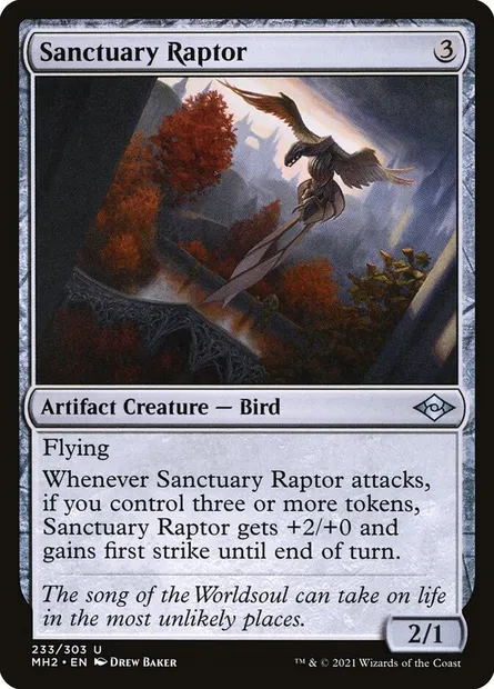 Sanctuary Raptor, Magic card MH2 233 — Modern Horizons 2 set
