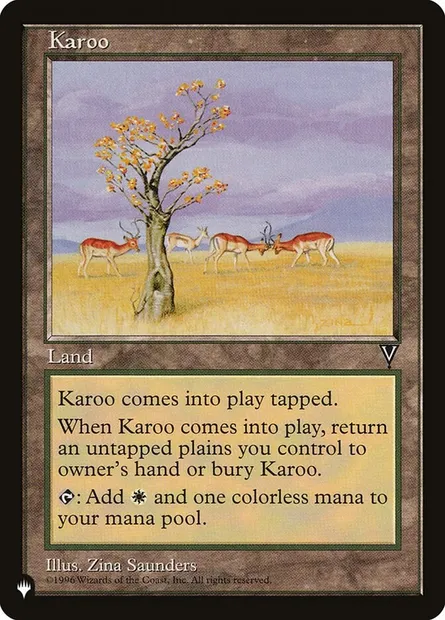 Karoo, Magic card PLST VIS-165 — The List set