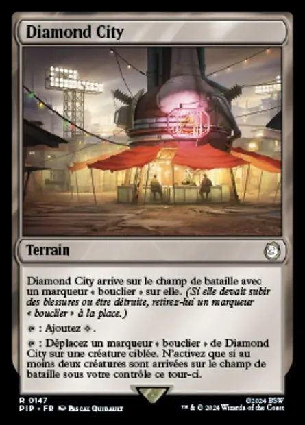 Diamond City, carte Magic PIP 147 — extension Fallout