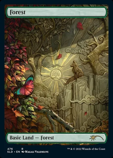 Forest, Magic card SLD 476 — Secret Lair Drop set