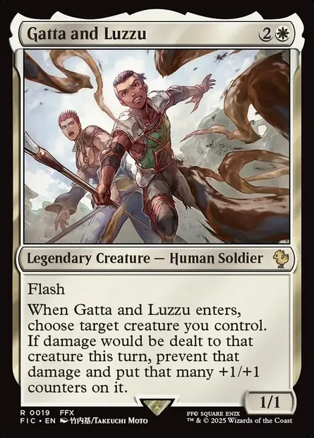 Gatta and Luzzu, Magic card FIC 19 — Final Fantasy Commander set