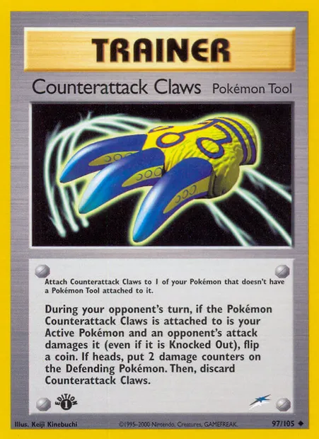 Counterattack Claws, Pokémon card NDE 97 — Neo Destiny set
