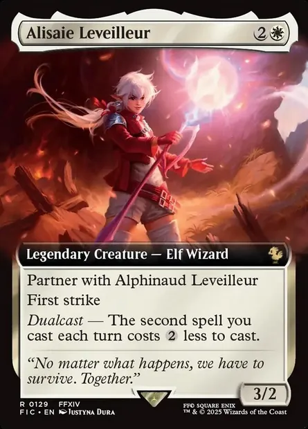 Alisaie Leveilleur, Magic card FIC 129 — Final Fantasy Commander set