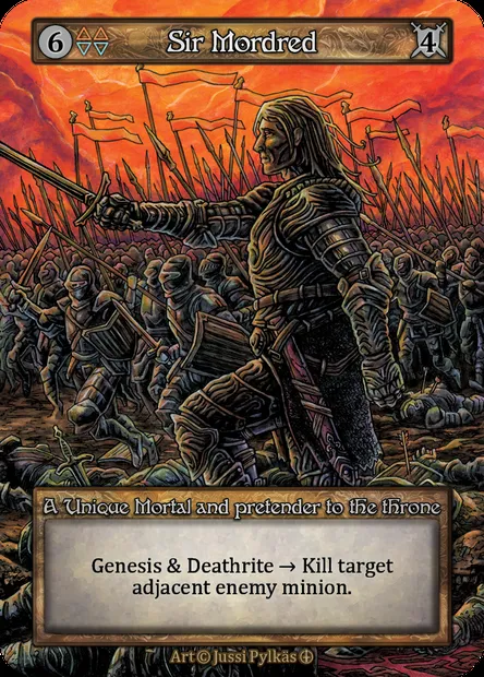 Sir Mordred, carte Sorcery ATH 081 — extension Arthurian Legends