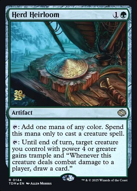 Herd Heirloom, Magic card PTDM 144s — Tarkir: Dragonstorm Promos set