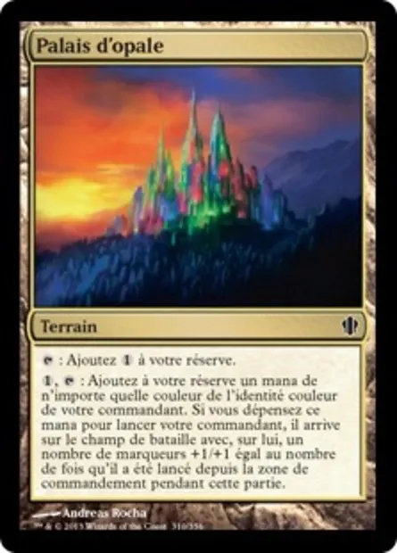 Palais d'opale, carte Magic C13 310 — extension Commander 2013