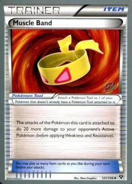 Muscle Band, Pokémon card WCD15 121-2 — World Championship Decks 2015 set