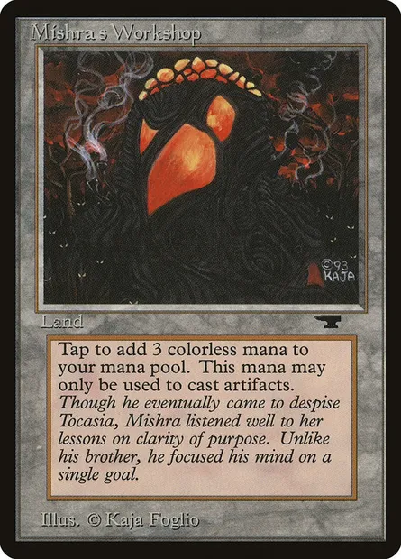 Mishra's Workshop, carte Magic ATQ 81 — extension Antiquities