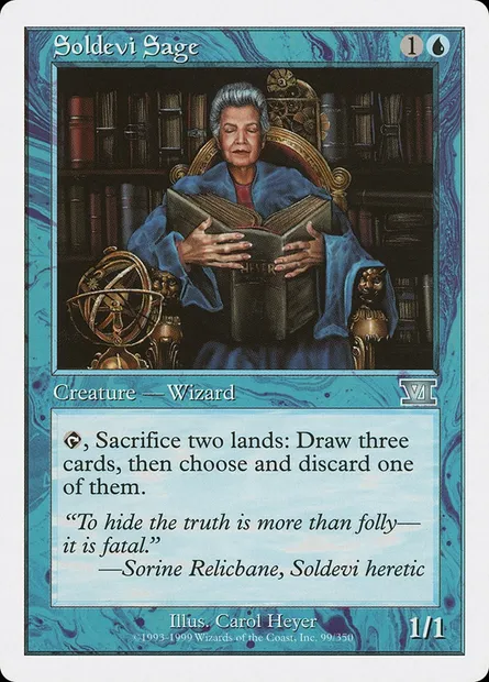 Sage soldevi, carte Magic 6ED 99 — extension Classic Sixth Edition