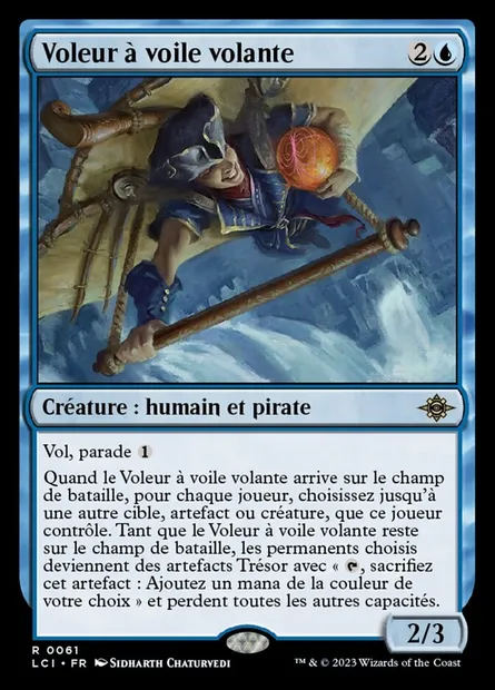 Voleur à voile volante, carte Magic LCI 61 — extension The Lost Caverns of Ixalan