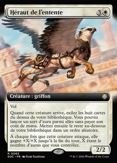 Héraut de l'entente, carte Magic SOC 65 — extension Secrets of Strixhaven Commander