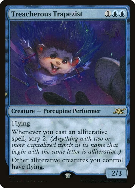 Treacherous Trapezist, carte Magic UNF 346 — extension Unfinity
