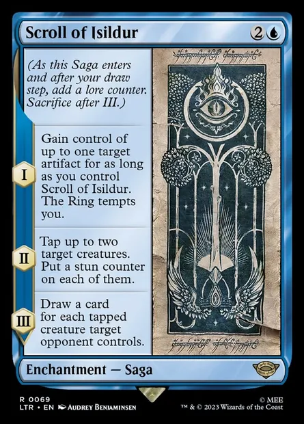 Scroll of Isildur, Magic card LTR 69 — The Lord of the Rings: Tales of Middle-earth set