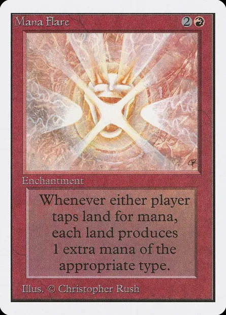 Mana Flare, Magic card 2ED 163 — Unlimited Edition set