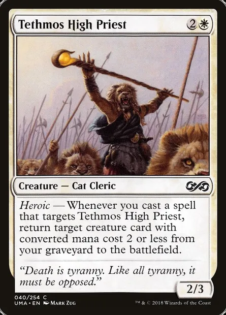 Tethmos High Priest, Magic card UMA 40 — Ultimate Masters set
