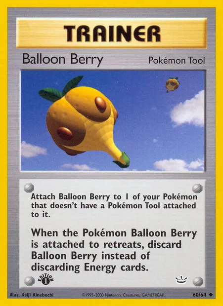 Balloon Berry, Pokémon card NR 60 — Neo Revelation set