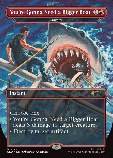 Abrade, Magic card SLD 2179 — Secret Lair Drop set