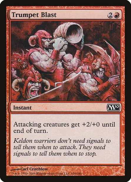Trumpet Blast, Magic card M10 160 — Magic 2010 set