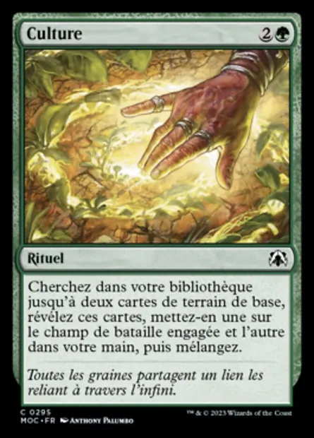 Culture, carte Magic MOC 295 — extension March of the Machine Commander