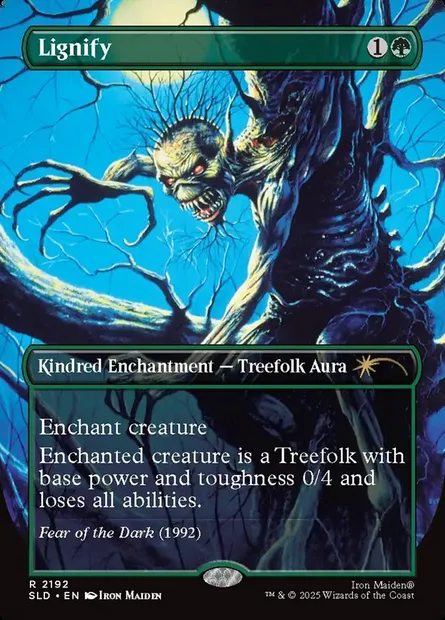 Lignify, Magic card SLD 2192 — Secret Lair Drop set