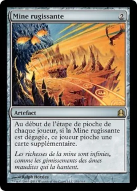 Mine rugissante, carte Magic CMD 251 — extension Commander 2011