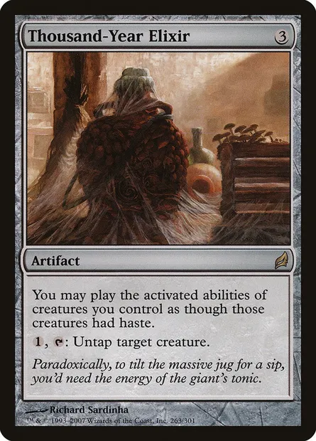 Thousand-Year Elixir, Magic card LRW 263 — Lorwyn set