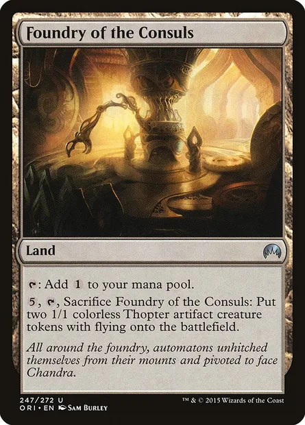 Foundry of the Consuls, Magic card ORI 247 — Magic Origins set