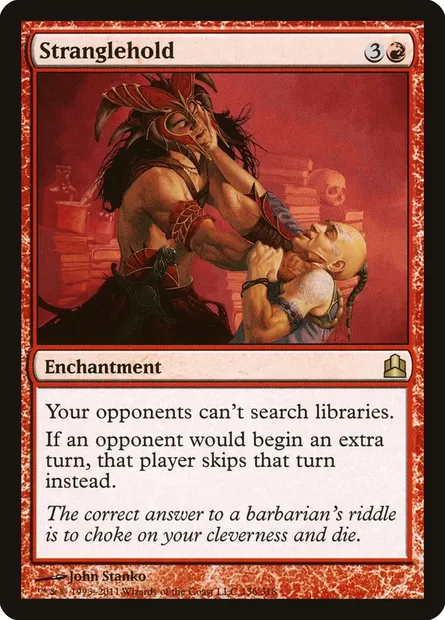 Stranglehold, Magic card CMD 136 — Commander 2011 set