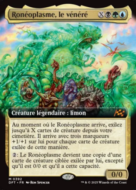 Ronéoplasme, le vénéré, carte Magic DFT 392 — extension Aetherdrift