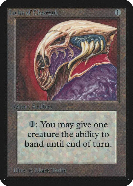 Helm of Chatzuk, Magic card LEA 246 — Limited Edition Alpha set
