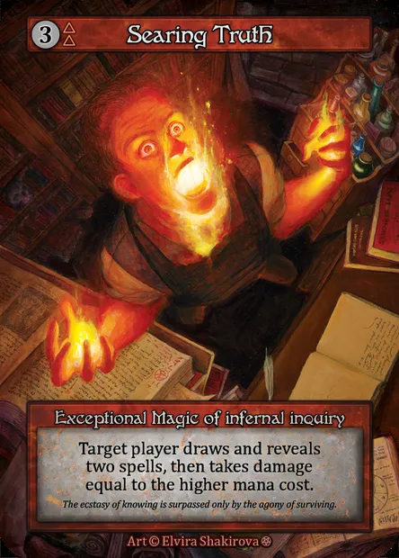 Searing Truth, Sorcery card GOT 281 — Gothic set