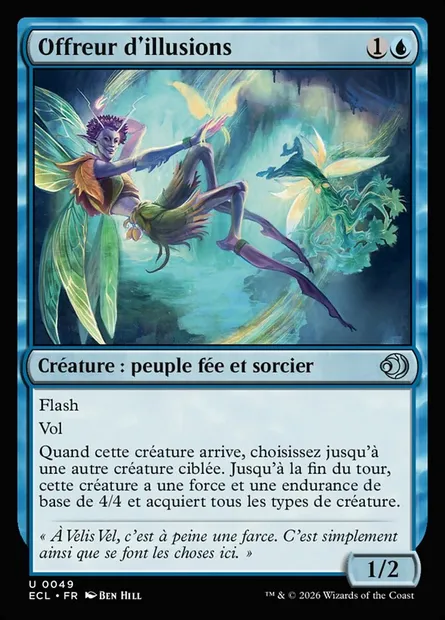 Offreur d'illusions, carte Magic ECL 49 — extension Lorwyn Eclipsed