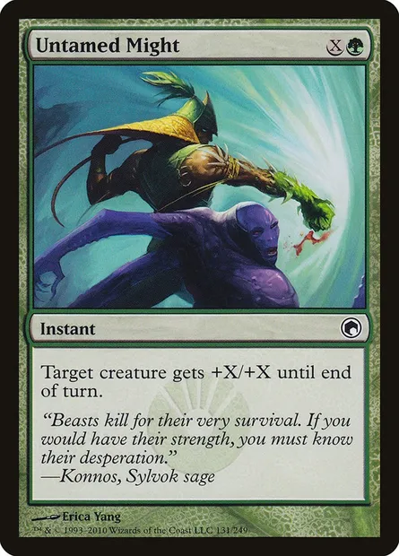 Untamed Might, Magic card SOM 131 — Scars of Mirrodin set