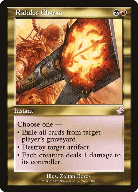 Rakdos Charm, Magic card TSR 384 — Time Spiral Remastered set