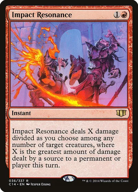 Impact Resonance, Magic card C14 36 — Commander 2014 set