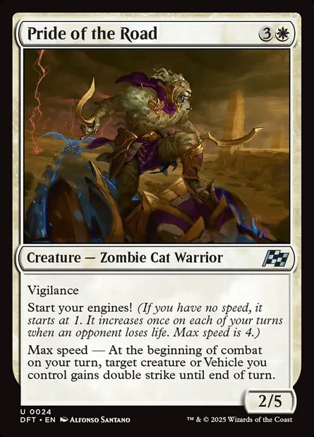 Pride of the Road, Magic card DFT 24 — Aetherdrift set