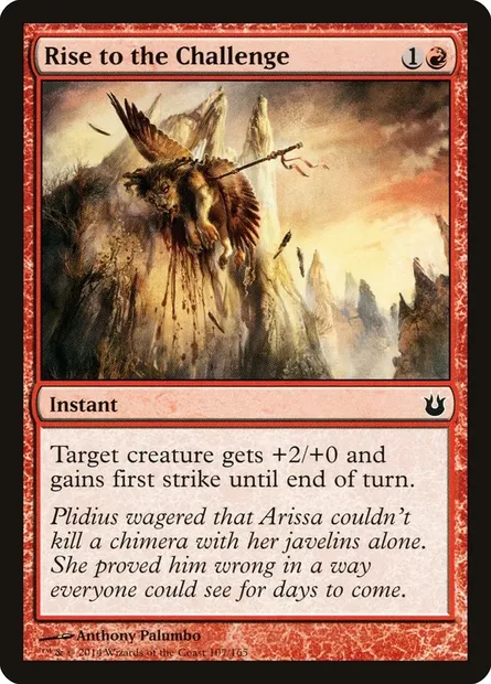 Rise to the Challenge, Magic card BNG 107 — Born of the Gods set