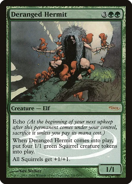 Deranged Hermit, Magic card G04 5 — Judge Gift Cards 2004 set
