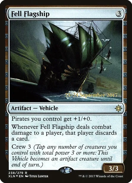 Fell Flagship, Magic card PXLN 238s — Ixalan Promos set