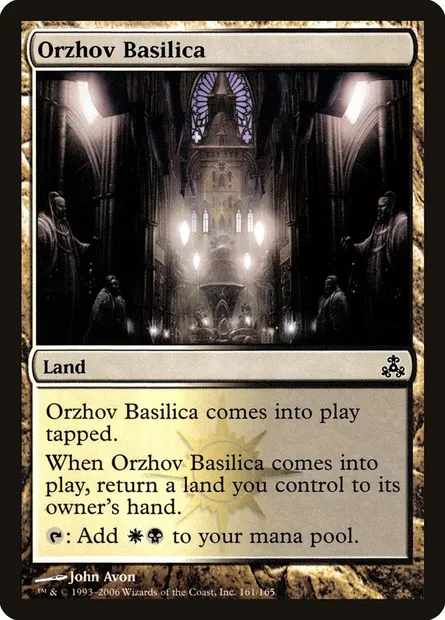Basilique d'Orzhov, carte Magic GPT 161 — extension Le Pacte des Guildes